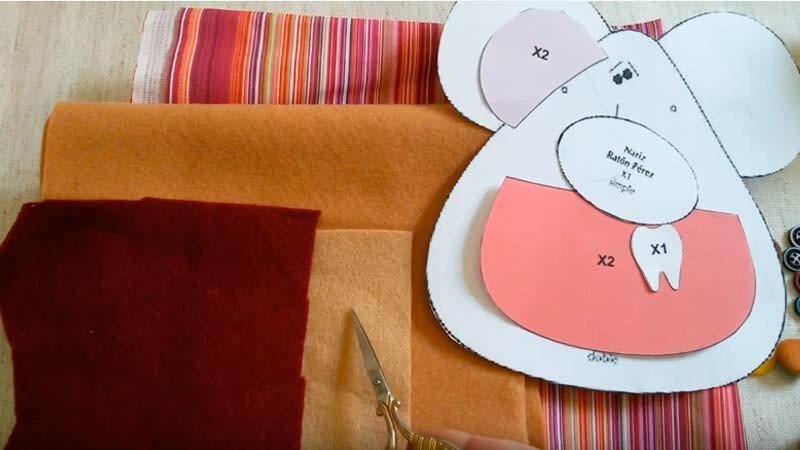 Мишка з фетру своїми руками з викрійками — символ 2020 року Мишка з фетру своїми руками з викрійками — символ 2020 року