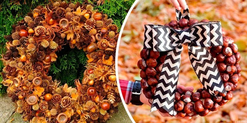 Вироби з каштанів на тему осінь у дитячий садок та школу