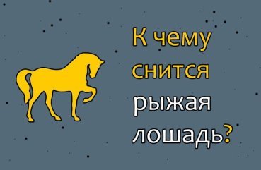Що означає сон про рудого коня — 37 трактувань за різними сонникам