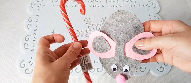 Мишка з фетру своїми руками з викрійками — символ 2020 року