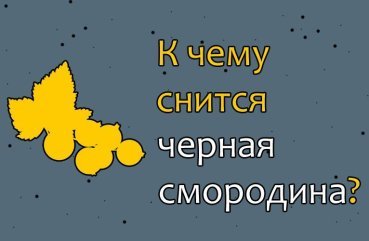 Як трактувати сон про чорній смородині — 43 значення