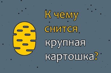 37 значень сну про велику картоплю