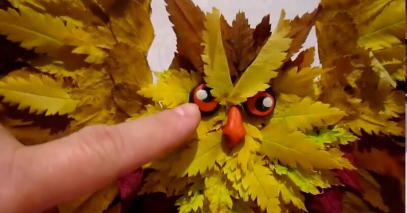 Вироби з природного матеріалу на тему осінь для дитячого садка і школи Вироби з природного матеріалу на тему осінь для дитячого садка і школи