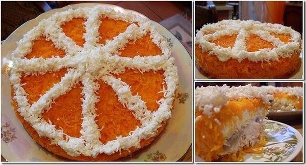 Салати на день народження прості і смачні