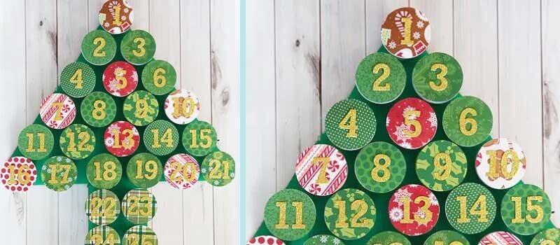 Адвент календар своїми руками для дітей на Новий рік 2020 + шаблони Адвент календар своїми руками для дітей на Новий рік 2020 + шаблони