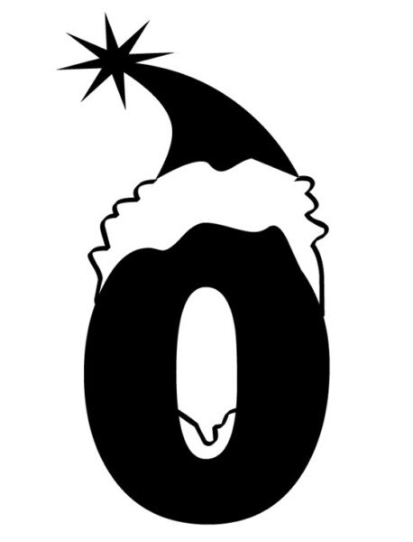 Трафарети на вікна до нового року 2020 для вирізання з паперу