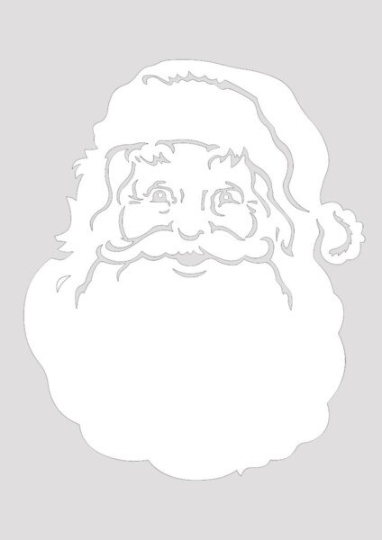 Трафарети на вікна до нового року 2020 для вирізання з паперу