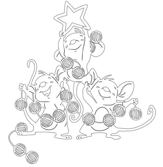 Трафарети на вікна до нового року 2020 для вирізання з паперу