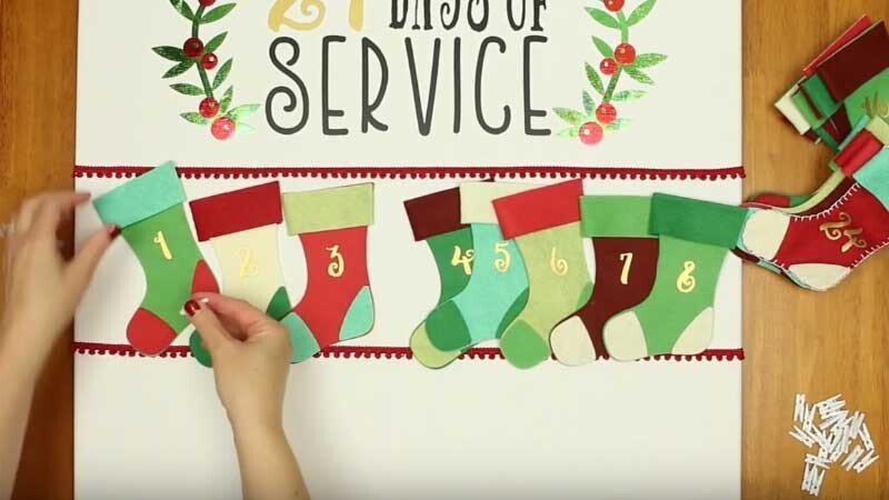 Адвент календар своїми руками для дітей на Новий рік 2020 + шаблони Адвент календар своїми руками для дітей на Новий рік 2020 + шаблони