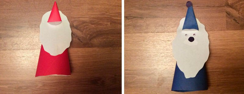 Дід мороз з паперу своїми руками + шаблони і трафарети для вирізання Дід мороз з паперу своїми руками + шаблони і трафарети для вирізання