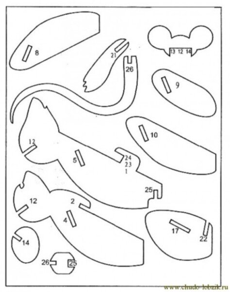 Щур (миша) своїми руками — символ 2020 року з різних матеріалів (схеми і викрійки)