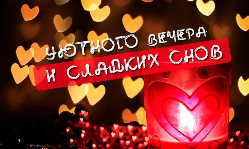 Картинки доброго вечора і настрою — прикольні листівки з написами
