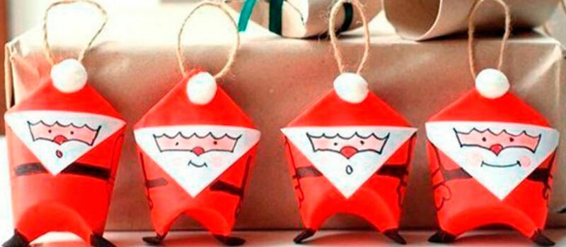 Дід мороз з паперу своїми руками + шаблони і трафарети для вирізання