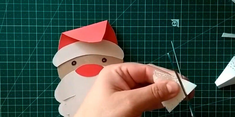 Дід мороз з паперу своїми руками + шаблони і трафарети для вирізання Дід мороз з паперу своїми руками + шаблони і трафарети для вирізання