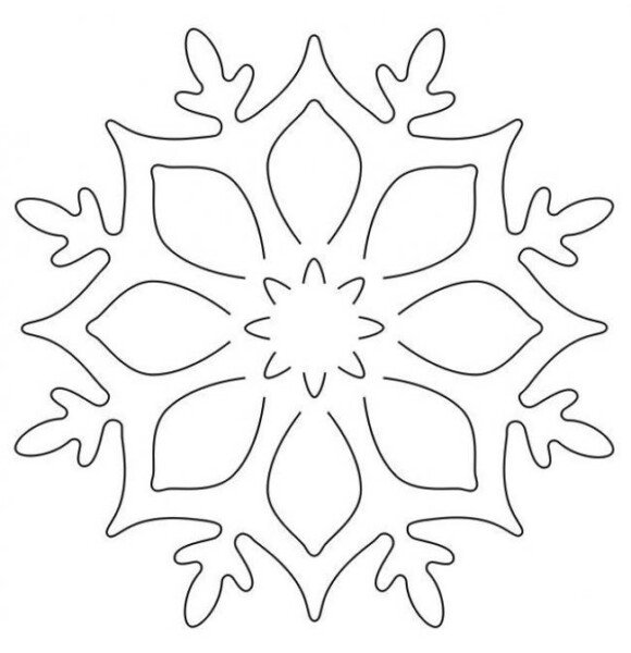 Трафарети на вікна до нового року 2020 для вирізання з паперу