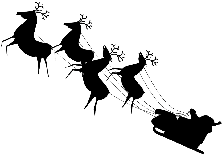 Дід мороз з паперу своїми руками + шаблони і трафарети для вирізання