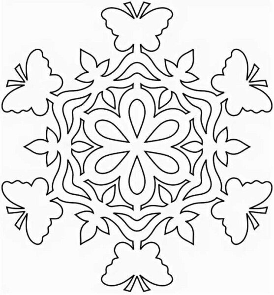 Трафарети на вікна до нового року 2020 для вирізання з паперу