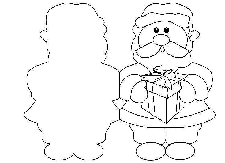 Дід мороз з паперу своїми руками + шаблони і трафарети для вирізання Дід мороз з паперу своїми руками + шаблони і трафарети для вирізання