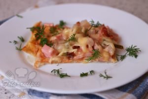 Піца з лаваша в духовці покроковий рецепт з фото