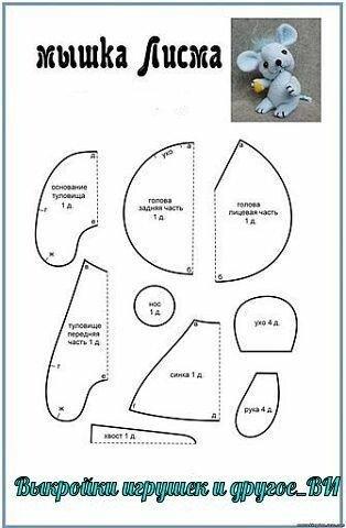 Щур (миша) своїми руками — символ 2020 року з різних матеріалів (схеми і викрійки) Щур (миша) своїми руками — символ 2020 року з різних матеріалів (схеми і викрійки)