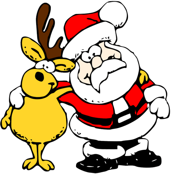 Дід мороз з паперу своїми руками + шаблони і трафарети для вирізання