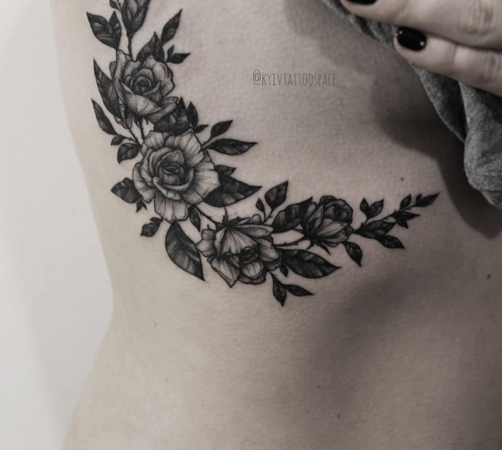 Жіночі тату в чорно білому варіанті кращі ідеї! (68 фото) Жіночі тату в чорно білому варіанті кращі ідеї! (68 фото)