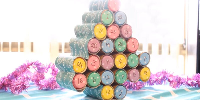 Адвент календар своїми руками для дітей на Новий рік 2020 + шаблони Адвент календар своїми руками для дітей на Новий рік 2020 + шаблони