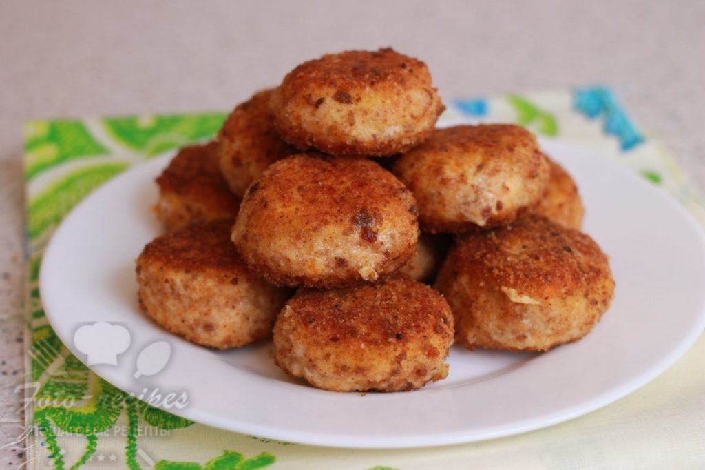 Курячі котлети з гарбузом рецепт з фото