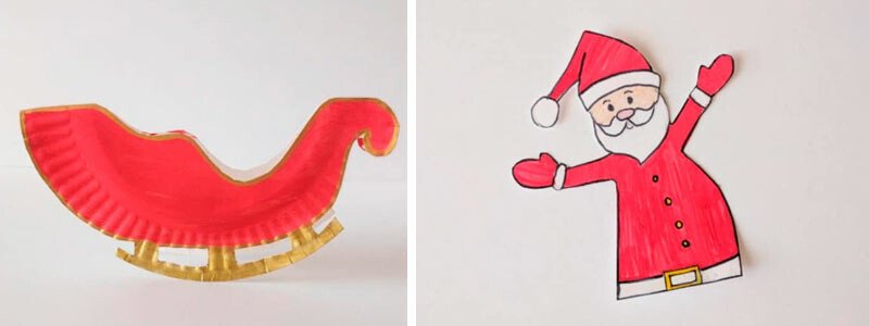 Дід мороз з паперу своїми руками + шаблони і трафарети для вирізання Дід мороз з паперу своїми руками + шаблони і трафарети для вирізання