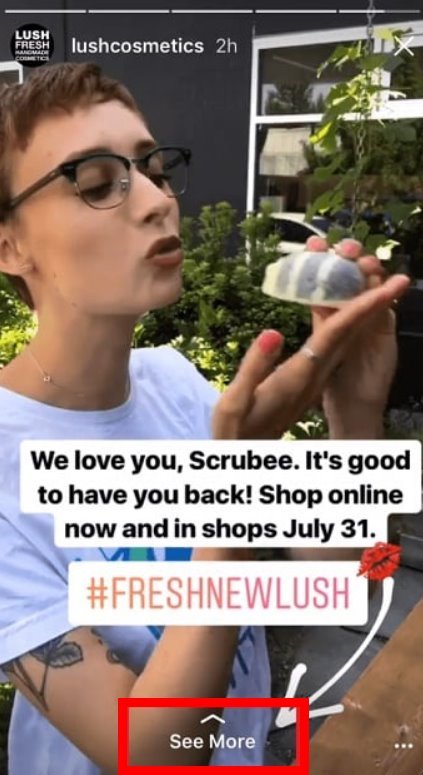Як зробити свайп в Instagram Сторі