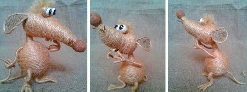 Щур (миша) своїми руками — символ 2020 року з різних матеріалів (схеми і викрійки) Щур (миша) своїми руками — символ 2020 року з різних матеріалів (схеми і викрійки)