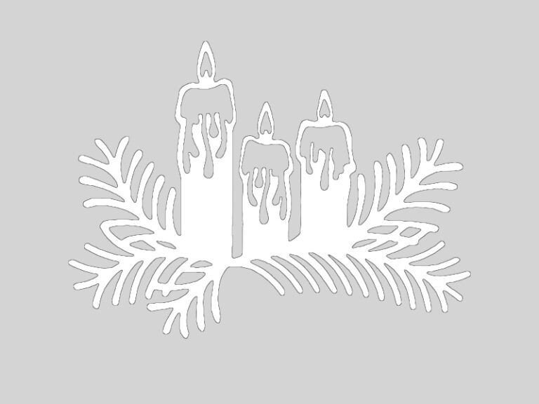 Трафарети на вікна до нового року 2020 для вирізання з паперу