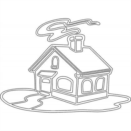 Трафарети на вікна до нового року 2020 для вирізання з паперу