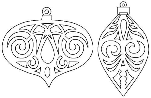 Трафарети на вікна до нового року 2020 для вирізання з паперу