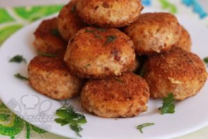 Курячі котлети з гарбузом рецепт з фото