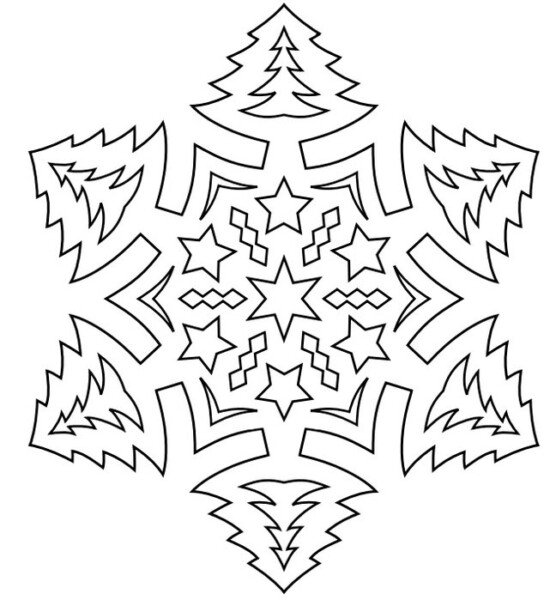 Трафарети на вікна до нового року 2020 для вирізання з паперу