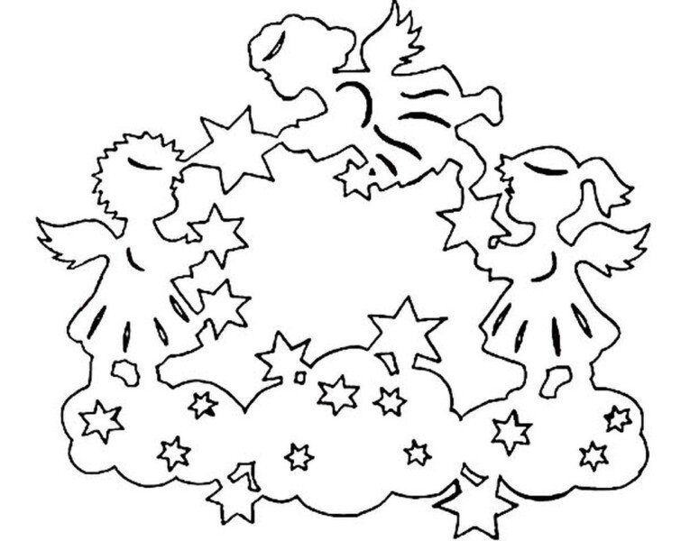 Трафарети на вікна до нового року 2020 для вирізання з паперу