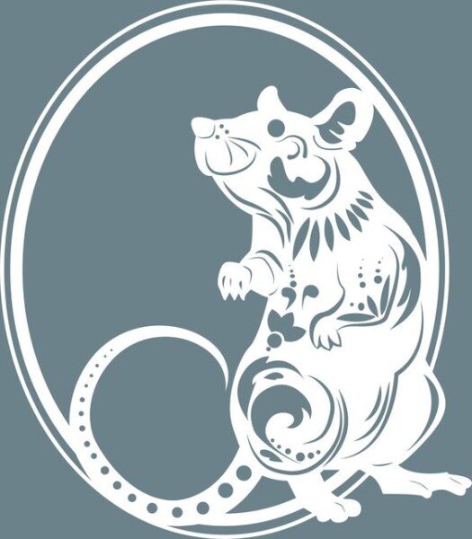 Трафарети на вікна до нового року 2020 для вирізання з паперу