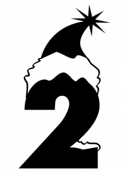 Трафарети на вікна до нового року 2020 для вирізання з паперу