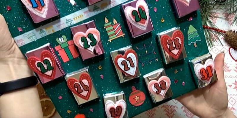 Адвент календар своїми руками для дітей на Новий рік 2020 + шаблони