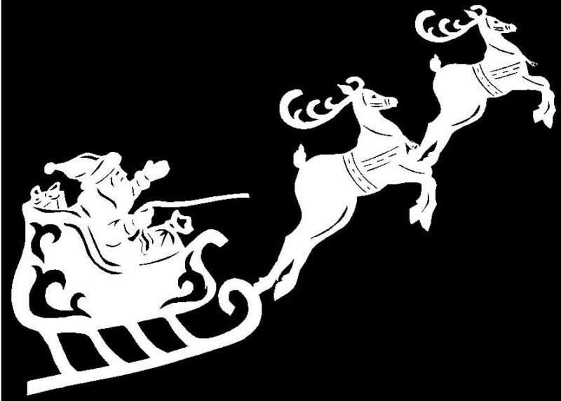 Дід мороз з паперу своїми руками + шаблони і трафарети для вирізання Дід мороз з паперу своїми руками + шаблони і трафарети для вирізання