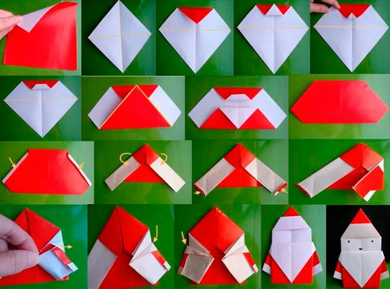 Дід мороз з паперу своїми руками + шаблони і трафарети для вирізання Дід мороз з паперу своїми руками + шаблони і трафарети для вирізання