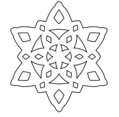 Трафарети на вікна до нового року 2020 для вирізання з паперу