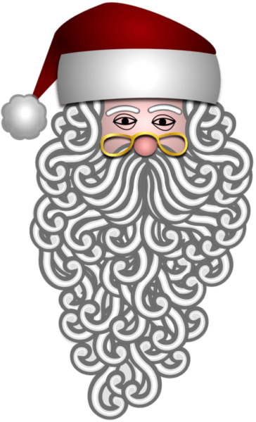 Дід мороз з паперу своїми руками + шаблони і трафарети для вирізання