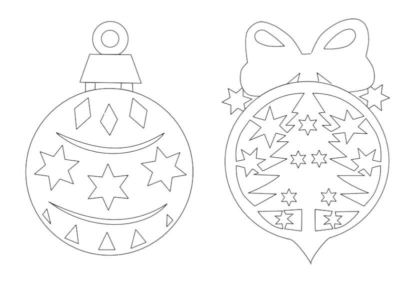 Трафарети на вікна до нового року 2020 для вирізання з паперу