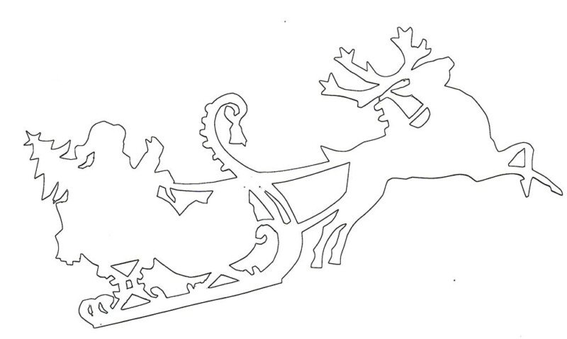 Дід мороз з паперу своїми руками + шаблони і трафарети для вирізання Дід мороз з паперу своїми руками + шаблони і трафарети для вирізання