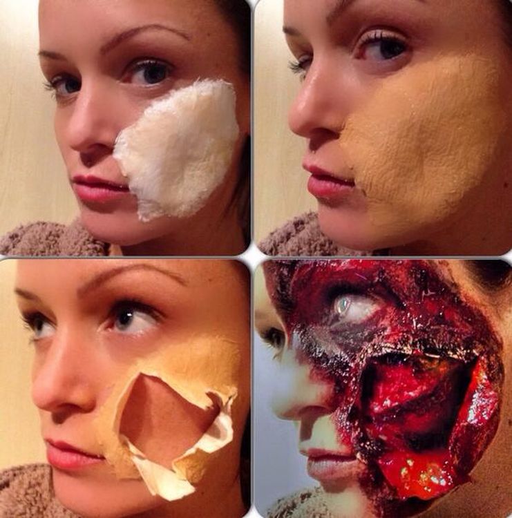 Як зробити макіяж на Хеллоуїн в домашніх умовах?   Фото рецепти Як зробити макіяж на Хеллоуїн в домашніх умовах?
