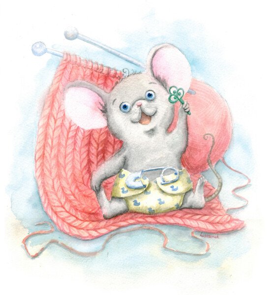 Трафарети миші (щура) для вирізання на новий рік 2020