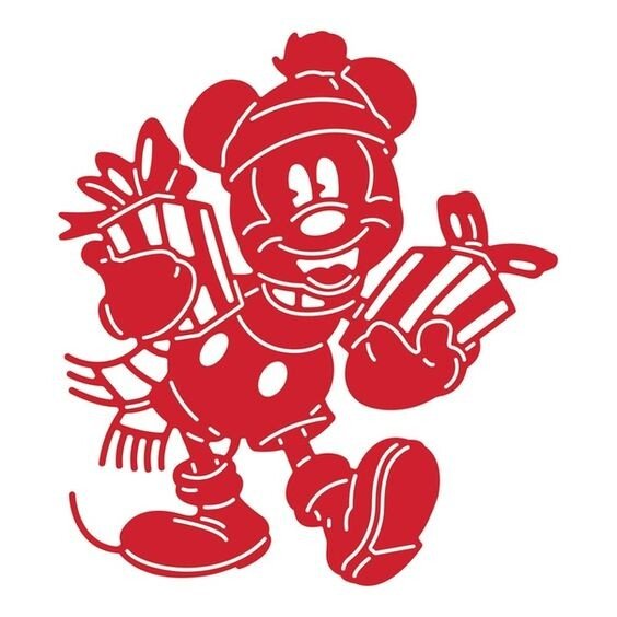 Трафарети миші (щура) для вирізання на новий рік 2020