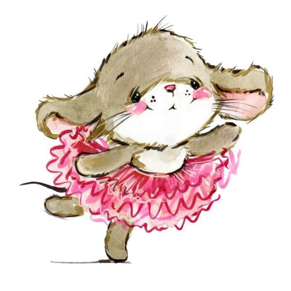 Трафарети миші (щура) для вирізання на новий рік 2020